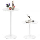Round Bistro Table 40 Inch Bar Height Tall Coffee Cocktail Table