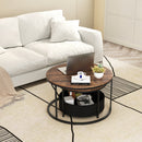 Round Coffee Table Set of 2