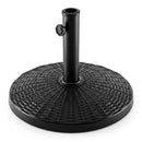 Patio Umbrella Base 22 lbs Resin Wicker Style