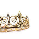 Royalty is Earned Unisex Circular Crown in Gold or Silver | Royalty Crown or Photo Prop Hair Accessory