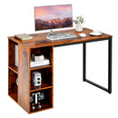 45 Inch Computer Desk with 5 Storage Compartments and Metal Frame