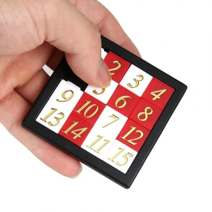 Early Educational Math Toy | 1-15 Number Sliding Puzzle for Kids