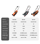 1200W/1600W Hand Push Weeder Lawn Mower Household Electric Weeder Handheld Multifunction Lithium Trimmer Hedge Lawn Trimmer