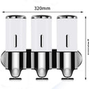 Wall-Mounted Shampoo and Soap Dispenser
