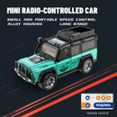 6601Green RC Car MINI Alloy 1/64 Remote Control Toy for Kids