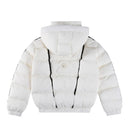 White Winter Jacket for Women – Hooded Thick Warm Padded Coat