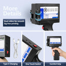 12.7mm Portable Inkjet Printer Handheld TIJ Maker Machine with ink Cartridge Image Picture Serial Number Edit Print