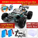 4WD Remote Control Car High-Speed 50-80KM/H Off-Road Buggy Truck