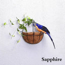 Handmade Feather Parrot Garden Ornament