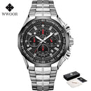 Men's Gold Luxury Quartz Wrist Watch – Big Dial Dress Watch
