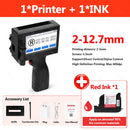 12.7mm Portable Inkjet Printer Handheld TIJ Maker Machine with ink Cartridge Image Picture Serial Number Edit Print