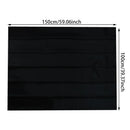 Removable 100% Light Blocking Darkest Window Cloth DIY Total Blackout Glass Privacy Darkening Window Tint Black Window Sticker