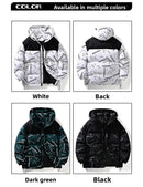 Men Winter Parka – Thick Warm Cotton-Padded Hooded Coat