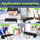 Portable A4 Thermal Printer Document Tattoo Printer Bluetooth Wireless Mini Printer Notes lmage Photo Printing Machine A4 Paper