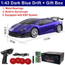 1/64 High-Speed Drift RC Car 4WD Remote Control Mini Racing Toy