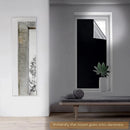 Removable 100% Light Blocking Darkest Window Cloth DIY Total Blackout Glass Privacy Darkening Window Tint Black Window Sticker
