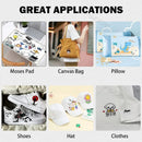 Mini Hot Press Machine DIY Portable T-shirt 3-speed Household Clothing Hats Shoes Socks Household Items Hot Press Draw