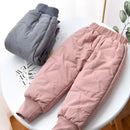 Kids Winter Thermal Pants – Cotton Padded Warm Trousers for Snow Play