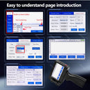 12.7mm Portable Inkjet Printer Handheld TIJ Maker Machine with ink Cartridge Image Picture Serial Number Edit Print