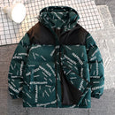 Men Winter Parka – Thick Warm Cotton-Padded Hooded Coat