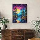 5D Diamond Art Painting Aurora Landscape DIY Mosaic Embroidery Kit