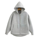 Zip Up Hoodies Women – Oversized Autumn Hooded Sweatshirt