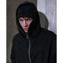 Men's Balaclava Zip Hoodie – Winter Warm Face Mask Jacket