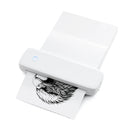 Portable Thermal Transfer Printer Wireless&USB Connect with Mobile Computer 56mm/77mm/107mm/210mm/216mm