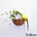 Handmade Feather Parrot Garden Ornament