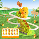 Stair Climbing Ducks Toy with Flashing Lights & Music