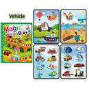 Watercolor Painting Magic Book – Reusable Cartoon Art Book for Kids