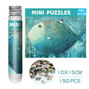 150PCS Oil Painting Jigsaw Puzzles – Mini Test Tube Educational Toy