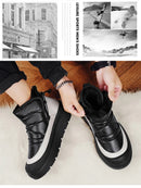 Mens Winter Ankle Boots – Warm Durable Outdoor Shoes