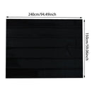 Removable 100% Light Blocking Darkest Window Cloth DIY Total Blackout Glass Privacy Darkening Window Tint Black Window Sticker