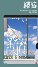 Window Clean Squeegee Mop Soft Microfiber Wiper Telescopic Glass Brush Multi-function Scraper Cleaning Dust Household Clean