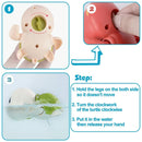 Baby Bath Toy – Swimming Turtle & Whale Clockwork Water Toy