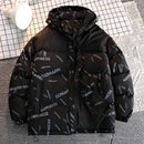 Men Winter Parka – Thick Warm Cotton-Padded Hooded Coat