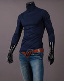 Men’s Thermal Shirt – Slim Fit High Neck Long Sleeve Winter Top