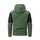 Men Windproof Jacket – Hooded Sportswear for Outdoor Autumn & Winter
