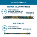 BD Wings Logo CLOSE-UP Full Color Black Silver Seatbelt Belt - Honor Tan Webbing