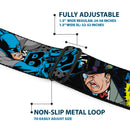 Batman Full Color Black Yellow Seatbelt Belt - Batman & Villains1 Webbing