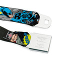Batman Full Color Black Yellow Seatbelt Belt - Batman & Villains1 Webbing