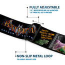 Batman Full Color Black Silver Black Seatbelt Belt - BATMAN ARKHAM ASYLUM Patients Joker/Poison Ivy/Harley Quinn Webbing