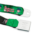 THE APOTHECARY DIARIES Title Logo Full Color Black/Red/White Seatbelt Belt - THE APOTHECARY DIARIES Maomao Grinding Pose and Title Logo Greens Webbing