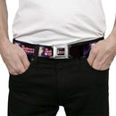 THE APOTHECARY DIARIES Title Logo Full Color Black/Red/White Seatbelt Belt - THE APOTHECARY DIARIES Jinshi Pose and Title Logo Black Webbing