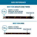 Flash Logo Full Color Black Seatbelt Belt - The Flash Logo13 Scattered Black/Red/Yellow Webbing