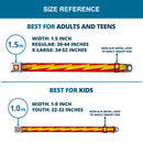 Flash Logo Full Color Red White Yellow Seatbelt Belt - The Flash Bolt Stripe Reds/Yellows Webbing