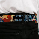 DC Comics Trinity Group Pose Full Color Seatbelt Belt - DC Comics Trinity Group Pose/Logos Webbing