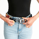 DC Comics Trinity Group Pose Full Color Seatbelt Belt - DC Comics Trinity Group Pose/Logos Webbing