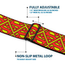 Superman Full Color Blue Seatbelt Belt - Super Shield Flipped Yellow/Red Webbing